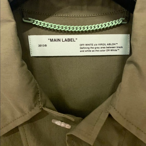 Off White Military Field Jacket - Picture 3 of 4